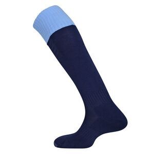 Mitre Childrens/Kids Mercury Contrast Socks / Navy/Sky
